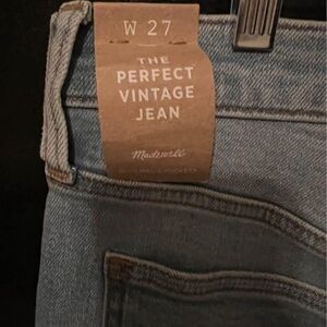 Madewell Jeans 27” New with Tags Retail $120 - $75 obo